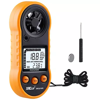 Handheld Anemometer Digital Wind Speed Meter Air Flow Meter For Measuring Wind • $24