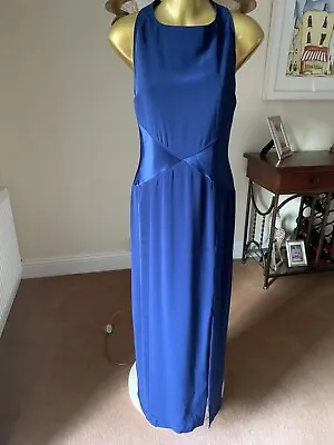 J Taylor Midnight Blue Evening Dress/cruise/formal Wear Prom Size 14 • £19.99