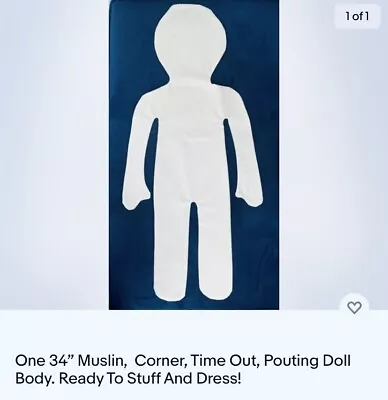 Create Your Own Corner Time Out Pouting Doll! 1- 34” Cloth Doll Body! • $8.99