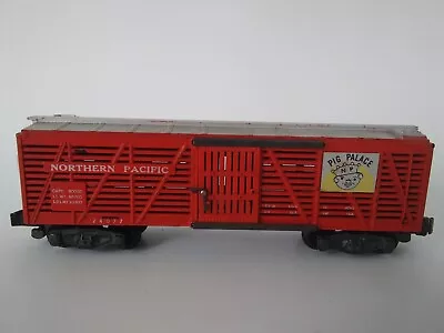 American Flyer / Gilbert S Gauge #24077 Northern Pacific  Pig Palace  Stock Car • $105