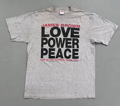 $62.99 • Buy Supreme X James Brown T-Shirt Y2K Made In USA Vintage Skateboarding Large