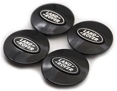 2 3/8  LR2 LR3 LR4 Land Rover Evoque Sport Black Center Cap LR001156 Set • $34.99