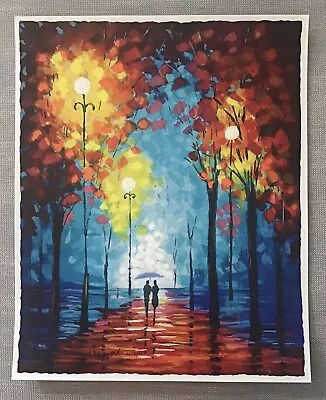 $650 • Buy Slava Ilyayev, Signed Rainy Day In Autumn Serigraph W/ COA 2016, Landscape Art
