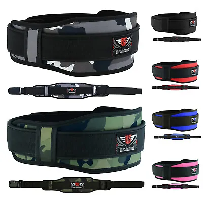 Weight Lifting Belt Neoprene Gym Fitness Workout Double Support Brace • £9.99