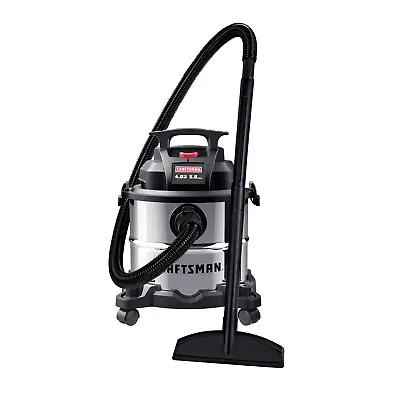 Wet/Dry Shop Vacuum CRAFTSMAN 5-Gallons 4-HP Corded Accessories Included NEW • $85.04
