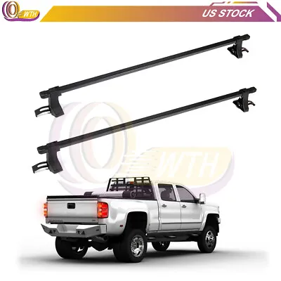 55  Adjustable Universal Cross Bar For SUV Jeep Truck Roof Rack Luggage Carrier • $46.36