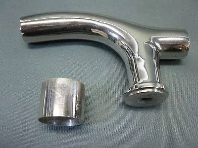 $17.27 • Buy Vintage Spare Part Solid Plane Silver Brass Head Handle For Walking Stick Cane 