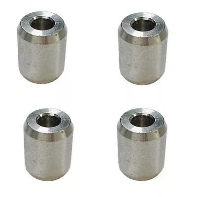 3/16  Stainless Steel Wire Rope Stop Loop Sleeve Round Crimps For Wire Rope 4 PC • $15.77