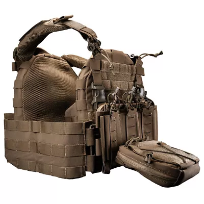 Strike Systems PC-01 Molle Vest Plate Carrier Airsoft Loaded Mag Pouches • £140.43
