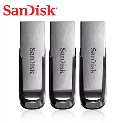 SanDisk Ultra Flair USB Drive 3.0 32GB 64GB 128GB 256GB CZ73 Flash Drive Memory  • $12.95