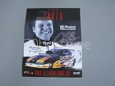 DEAN SKUZA 2001 MOPAR PARTS FUNNY CAR 8x10 NHRA DRAG RACING HANDOUT • $12.50