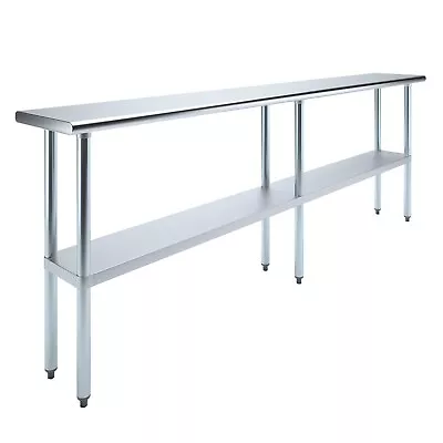 14 In. X 96 In. Stainless Steel Work Table | Metal Utility Table • $719.95