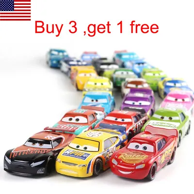 Disney Pixar Cars McQueen Piston Cup Racers 1:55 Diecast Model Car Toys New Gift • $9.18