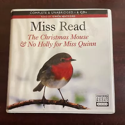 The Christmas Mouse & No Holly For Miss Quinn - Miss Read - Audiobook - 6CDs • $31.11