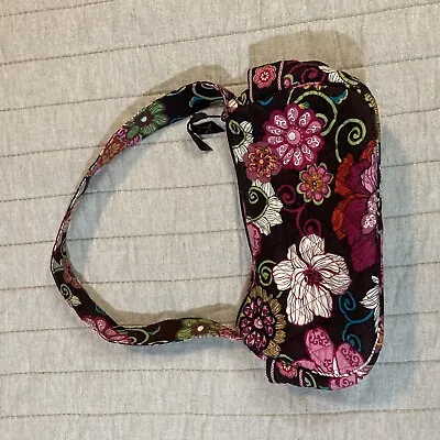 VERA BRADLEY Mod Floral PINK Small Maggie Purse Tote Bag Clutch Vtg Classic • $14.99