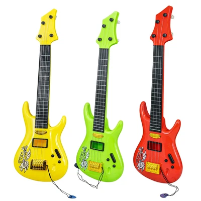£11.49 • Buy Kids Rock Guitar Toy Musical Instrument Children 19  Acoustic With Guitar Pick