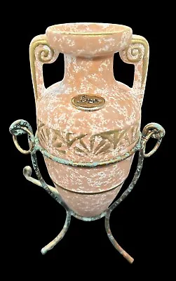 Urn Style Vase Berger Amphora 7.5” H Vintage • $14.40