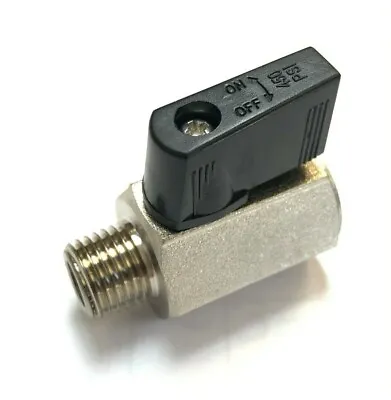 132bv Rolair Mini Ball Valve 1/4  Male Pipe X 1/4  Fnpt 1/4  Ball Valve • $7.57