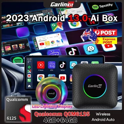 Carlinkit Android13 Wireless Multimedia Video Box Autoradio Carplay Android Auto • $177.89