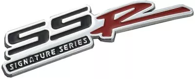 1x SS R SSR Emblems Sticker Badge (Chrome Black) • $9.99