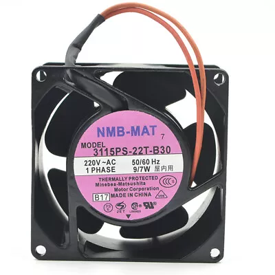 1pc NMB 3115PS-22T-B30 8CM 8038 220V 2-wire  AC Cooling Fan • $31.50