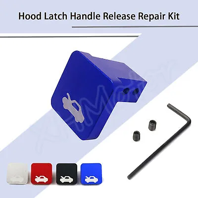 $9.99 • Buy BLUE Aluminum Hood Latch Release Handle Decor Trim For Honda Ridgeline Element