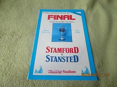 £1.50 • Buy FA Challenge Vase Final - Stamford V Stansted In 1984 At Wembley