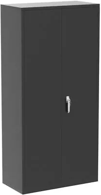 Metal Storage Cabinet With Doors And Shelves72 Garage Storage Cabinet With Lock • $149.99