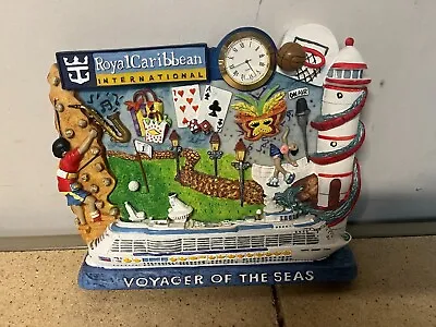 Royal Caribbean Voyager Of The Seas Cruise Ship Clock Statue Sculpture C23 • $15.43