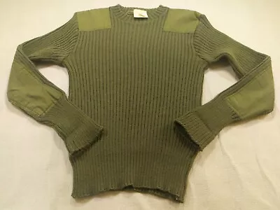 Brigade Quartermaste Sweater Mens Green Medium Military Wool Tactical Pullover • $23.95