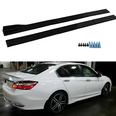 For Honda Accord Sedan Sport 2005-2024 Side Skirt Extension Splitter Rocker Lip • $46.95