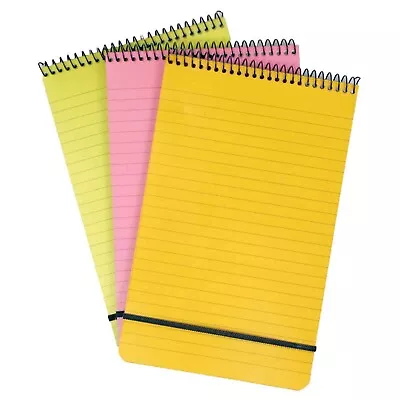 Note Pad A5 Spiral Multi-coloured Neon Ruled Office/School Notebook - Pack Of 2 • £2.95