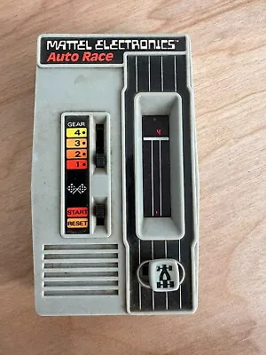 Vintage 1976 Auto Race Mattel Electronics Game Handheld Tested & Works Great! • $60