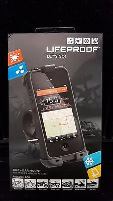 LifeProof NIB Bike And Bar Mount For IPhone 4/4s LIfeproof Cases - Black  A5-9 • $24.99