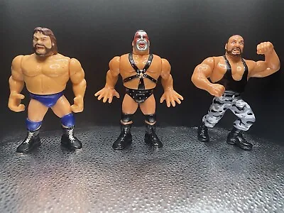 WWF Hasbro Series 2 Lot AX From Demolition Hacksaw & Luke From Bushwhackers • $9.99