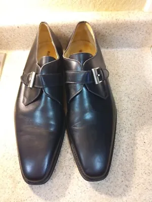 Magnanni Men's Shoes Black Loafer Size 15 M • $89.99