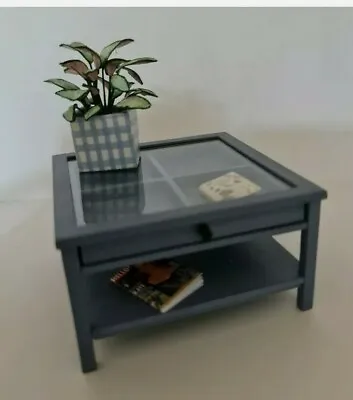 1:12 Scale Dolls House Modern Coffee Table. Pre-cut Ready To Assemble Kit. • £7.95