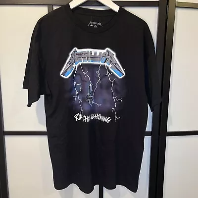 METALLICA T Shirt Mens Sz Small Ride The Lightning 2018 Double Sided Graphic Tee • $30