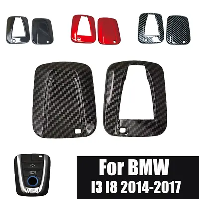 ABS Car Remote Smart Key Shell Fob Case Cover Holder Bag For BMW I3 I8 2014-2017 • $24.80