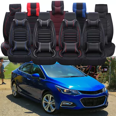 PU Set 2/5 Seat Cover Luxury Leather Front & Rear Pad For Holden Cruze 2002-2016 • $104.11