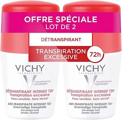 £14.98 • Buy Vichy 72 Hours Excessive Transpiration Deodorant Roll-On 100 Ml