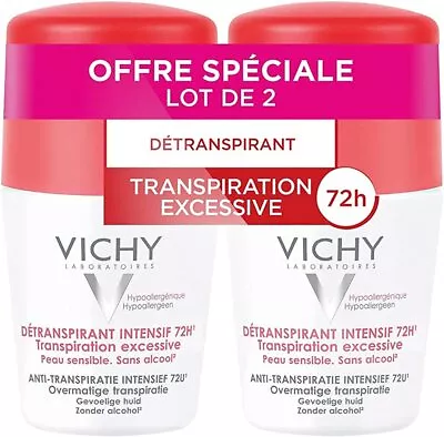 £14.98 • Buy Vichy 72 Hours Excessive Transpiration Deodorant Roll-On 100 Ml