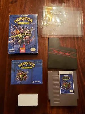 Vtg Konami Monster In My Pocket Nes Game Nintendo Manual Box No Blemmyae Figure  • $449.99