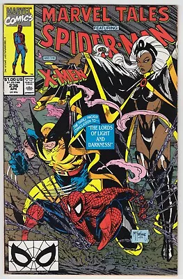 Marvel Tales #236 Spider-Man X-Men Todd McFarlane Cover 1990 • $13.89