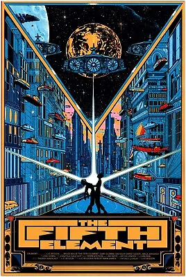 The Fifth Element Movie Poster Bruce Willis Print Alternate Version Wall Art • $26.99