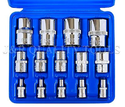 E-type Torx Star Female Sockets Bit Set 14 In 1 E4- E24 Torx Socket 14pc • $15.99