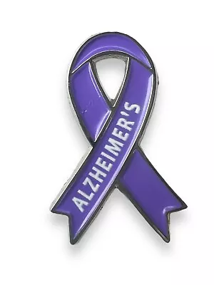 Alzheimers Awareness Purple Ribbon Pin Badge • £4.79