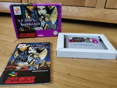£360 • Buy Castlevania Vampires Kiss SNES Super Nintendo Extremely Rare Collectors