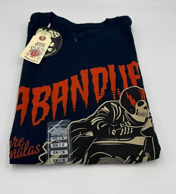 Skull Racing Motorbike Sabandijas Cyclemaniacs Tee Shirt • $22.83