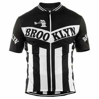 $20.89 • Buy Retro Mens BROOKLYN Cycling Jersey Bicycle Jersey Bike Jersey Cycling Shirt Tops